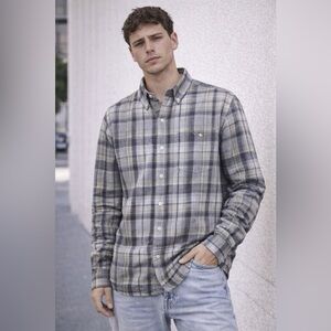 Ridgecut Plaid Flannel Button-Up Shirt Men’s 2XL | Workwear Classic